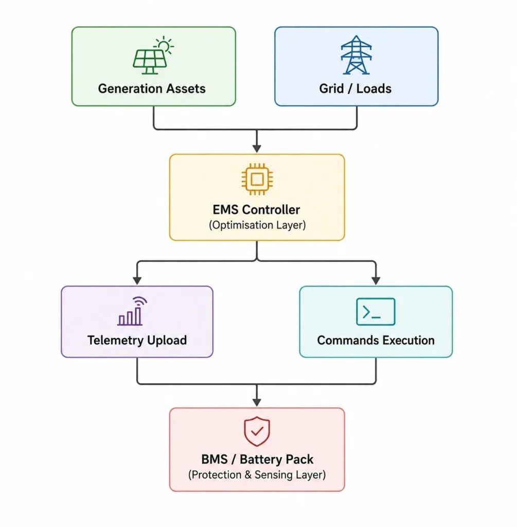 How EMS and BMS Interact and Communicate