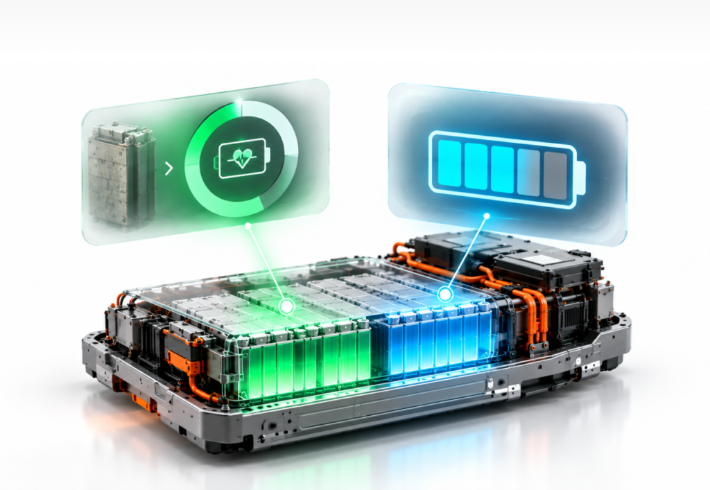SOH and SOC in a Battery